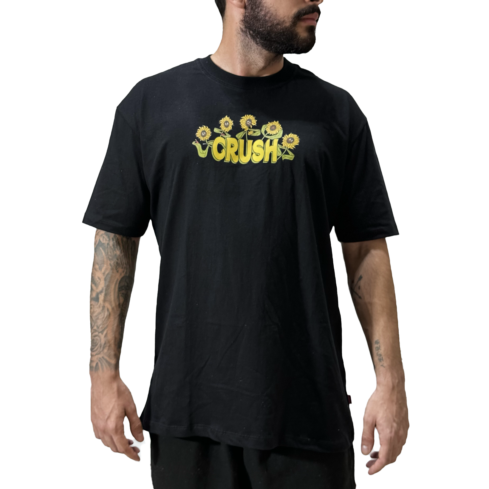 T-Shirt “Flowers” Black