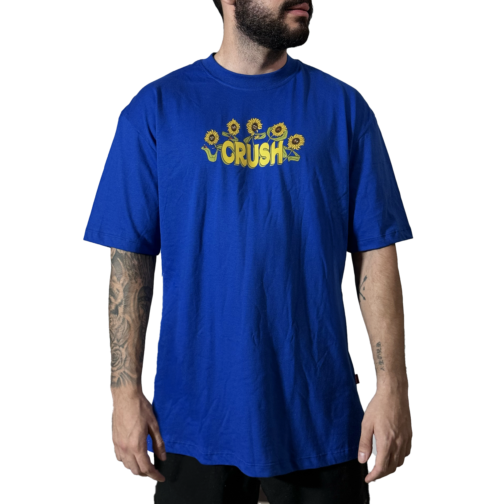 T-Shirt “Flowers” Blue