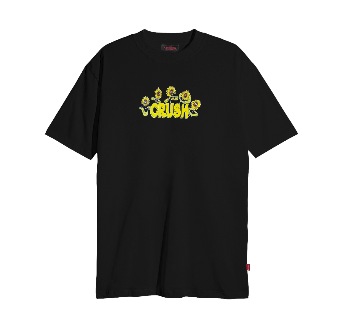 T-Shirt “Flowers” Black