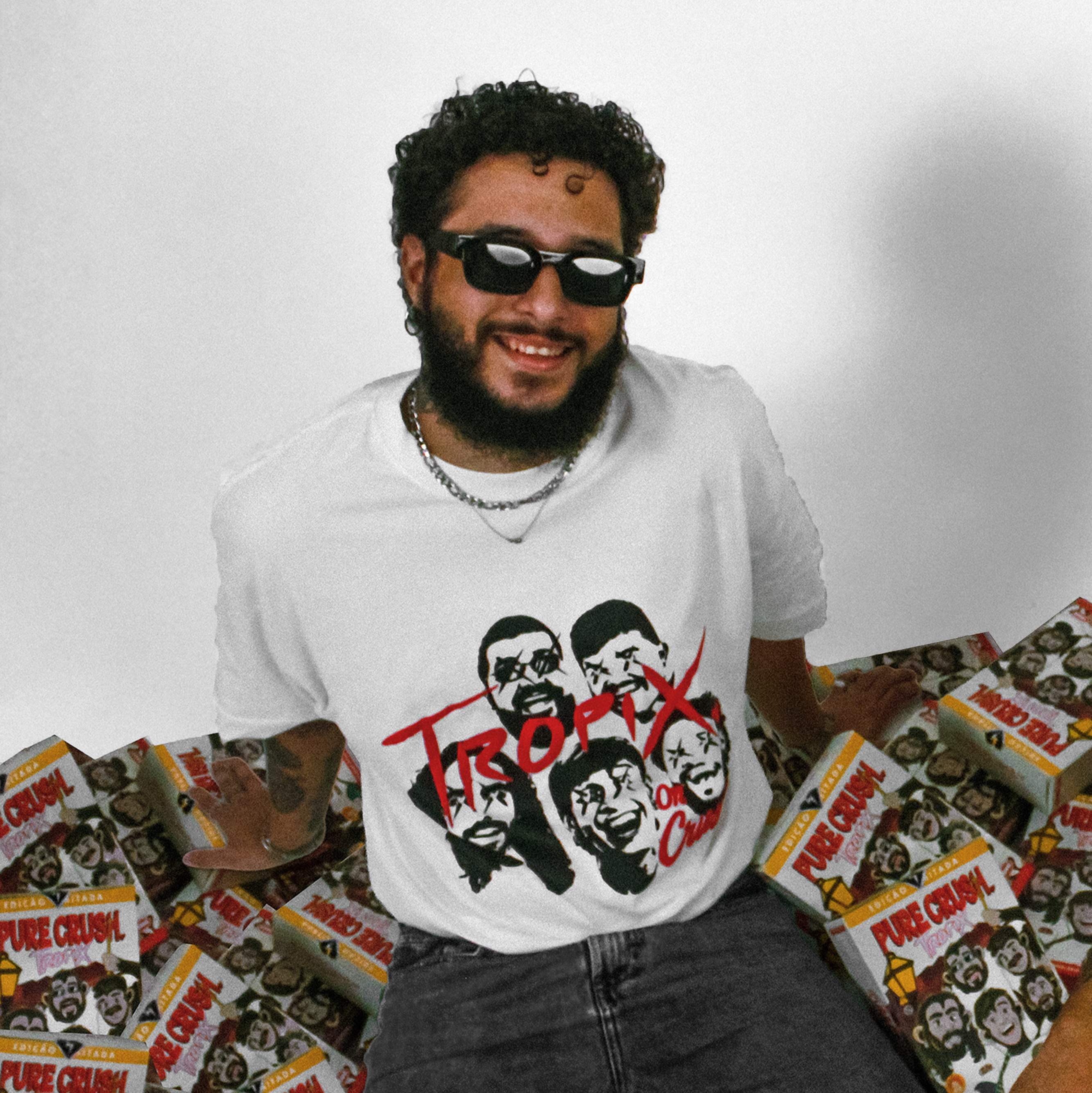 T-Shirt "TROPIX x PURECRUSH"